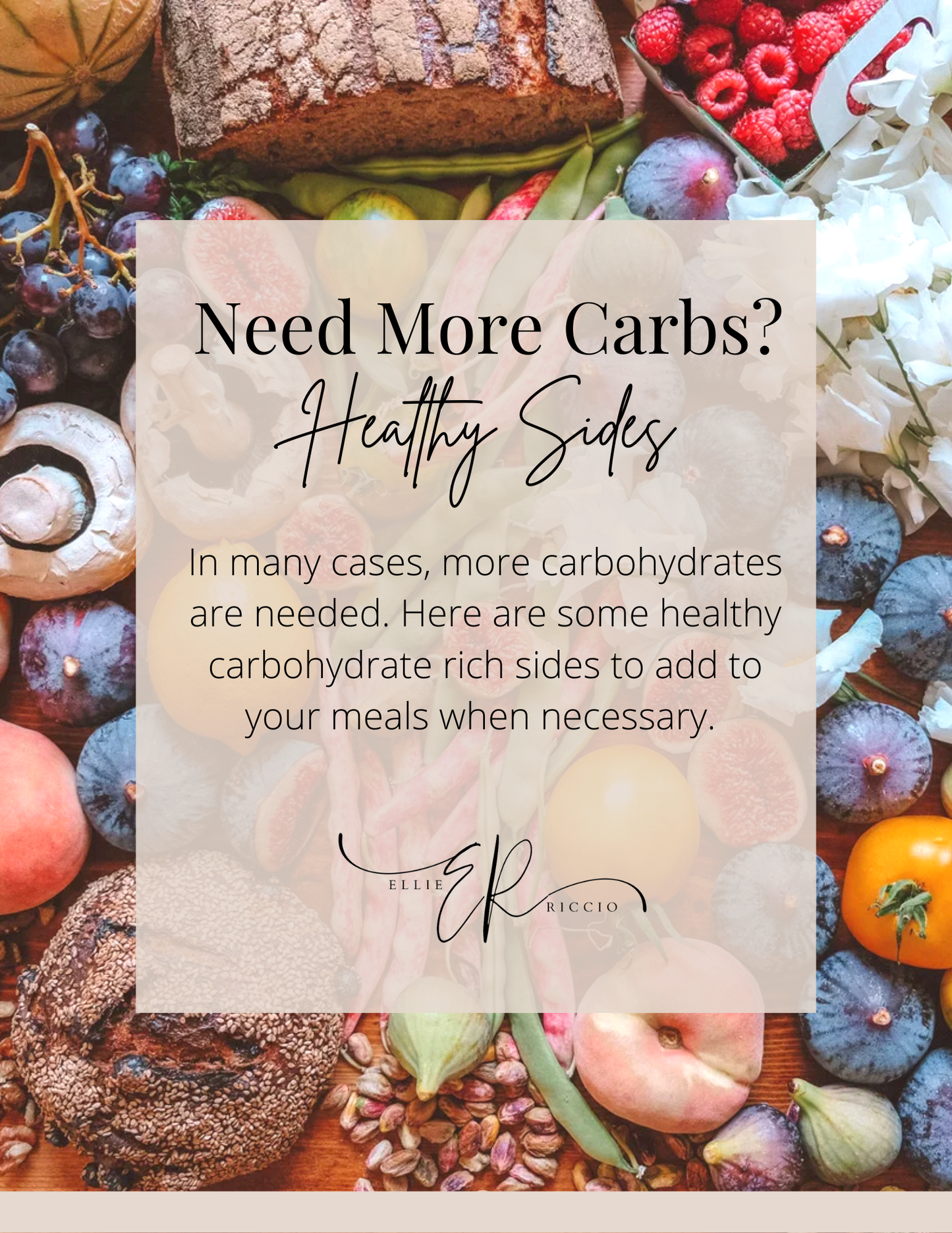 Ellie's Healthy Carb Sides